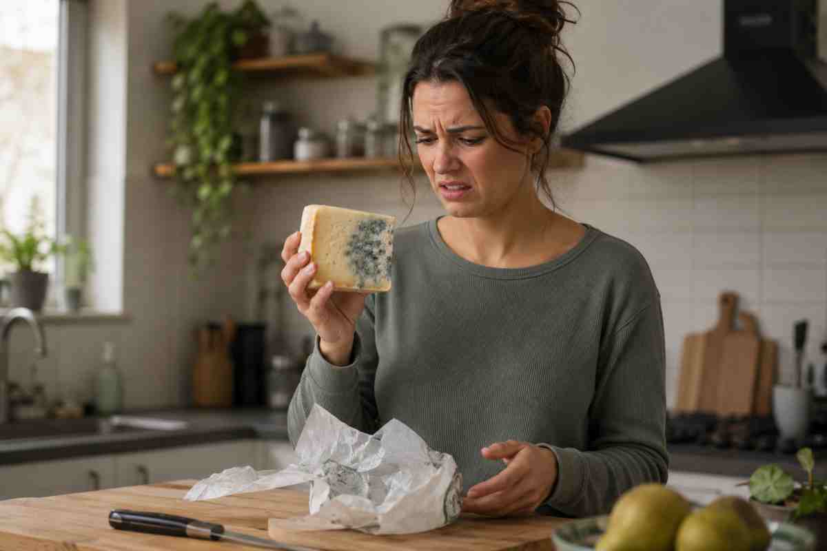 formaggio con muffa